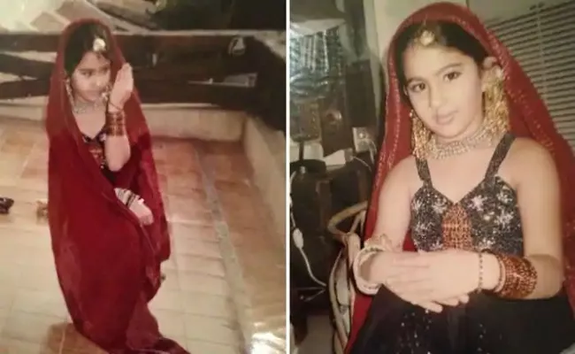 Sara Ali Khan Shares Adorable Childhood Photos In Rajasthani Traditional Dress - Sakshi