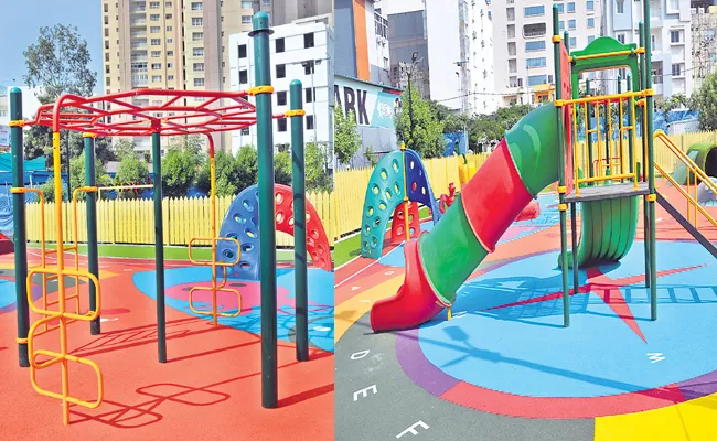 New Children's Play Area Will inaugurates Mayor Bonthu Rammohan - Sakshi