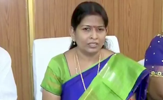 Minister Taneti Vanitha Review Meeting With ICDS Officials - Sakshi