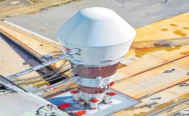 PSLV C-48 rocket ready for launch from Sriharikota On 11-12-2019 - Sakshi