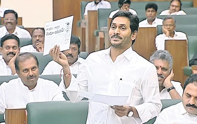 AP CM YS Jaganmohan Reddy Coments an English Medium in Assembly - Sakshi