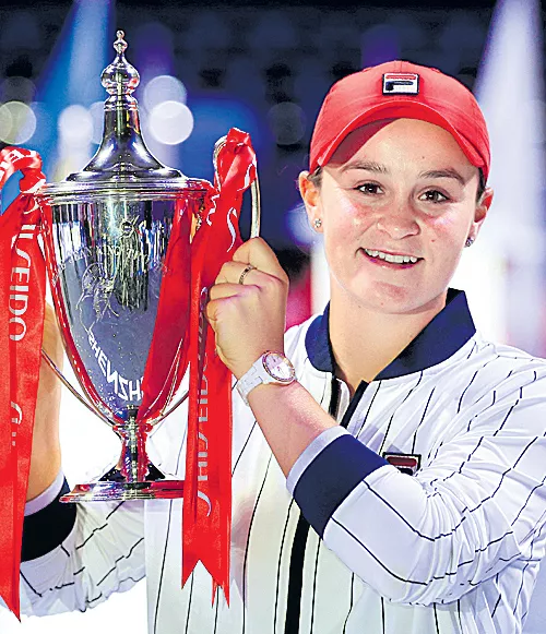 Ashleigh Barty Wins WTA Player Of The Year Award - Sakshi