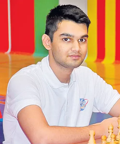 Telangana Chess Player Raja Rithvik Bags 1st GM Norm - Sakshi