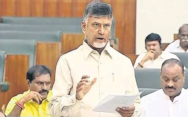 Chandra Babu Naidu U turn on English Medium in Governament schools - Sakshi