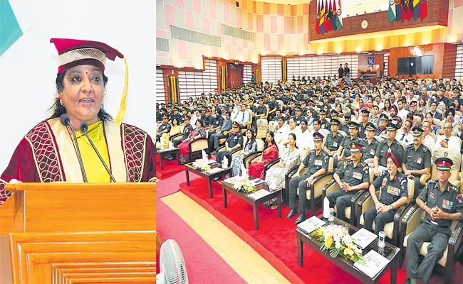 Governor Was Chief Guest At 96th Convocation Ceremony At MCEME - Sakshi