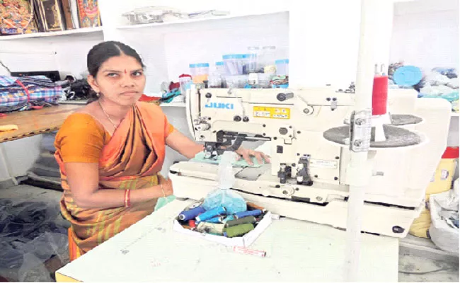 Zooey Sewing Mission Dresses Center In Siricilla - Sakshi