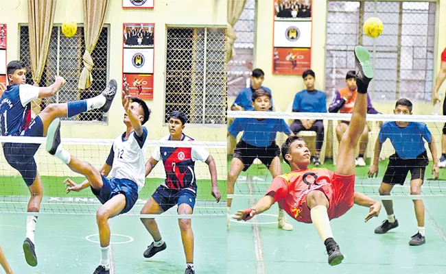 Andhra And Telangana Move Into Quarters In Sepak Takraw - Sakshi