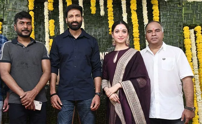 Hero Gopichand New Telugu Movie Regular Shooting Begins - Sakshi