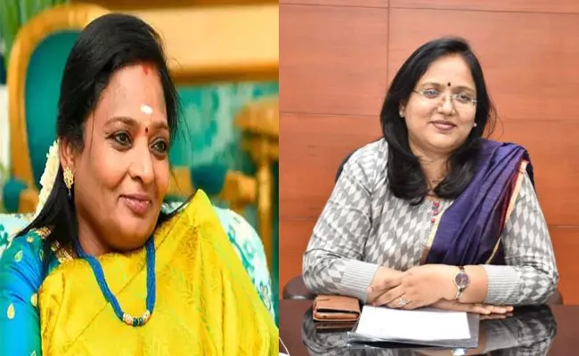 Governor Tamilisai Letter To Congratulating Collector Devasena - Sakshi