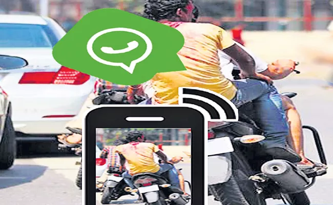 Traffic Violators Can Use Social Media Says Traffic Department In AP - Sakshi