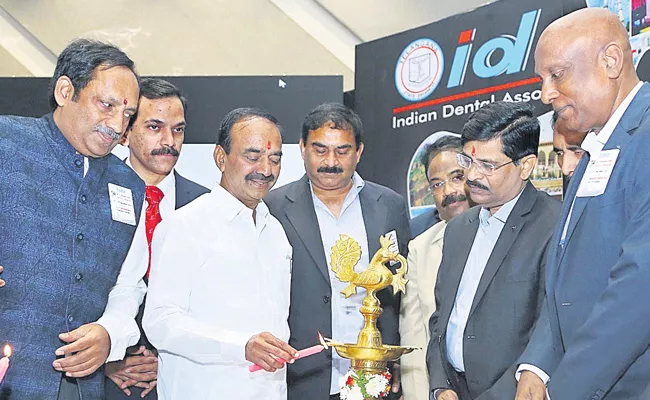 Etela Rajender Launches State Dental Conference In Hyderabad - Sakshi