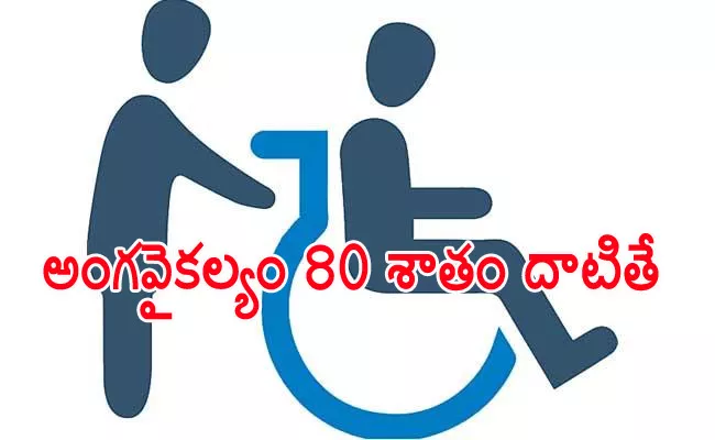 Second Pension For A Single Family If Disability Exceeds 80 Percent - Sakshi