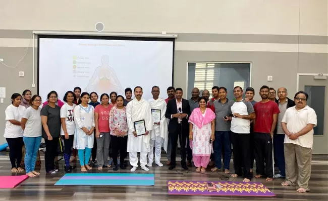 TANTEX, TANA Organizing Yoga Training Camp In Dallas - Sakshi