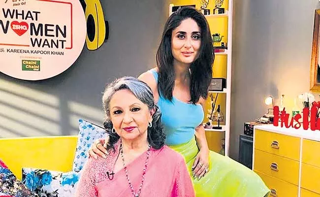 Kareena Kapoor Recently Invited Mother In Law Sharmila Tagore To Her Radio Show - Sakshi