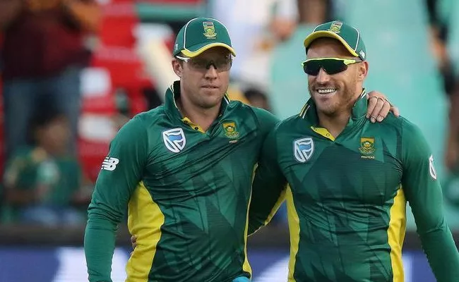 Du Plessis Wants De Villiers Back In International Cricket - Sakshi