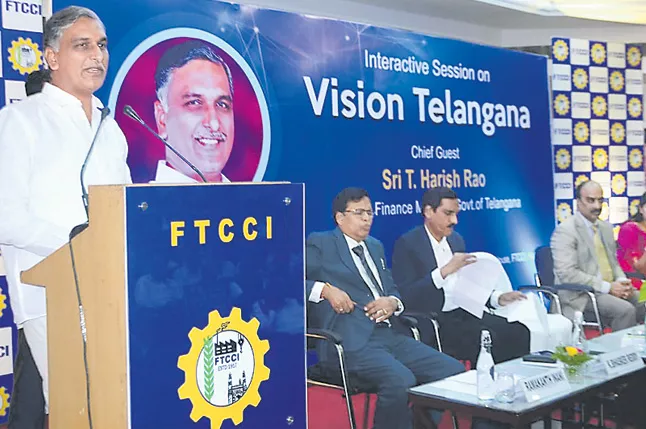 Harish Rao Speaks At The Vision Telangana Conference - Sakshi