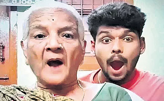 Best Grandma Grandson Duets Of Tik Tok - Sakshi