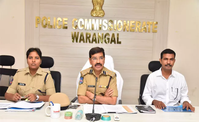 Anybody Can Complain On Cyber Crime Portal Says Warangal CP Ravinder - Sakshi