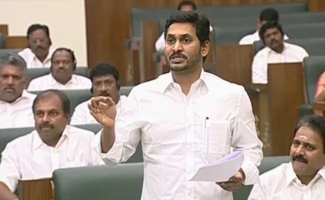 CM YS Jagan Mohan Reddy Slams TDP Over Outsourcing Jobs - Sakshi