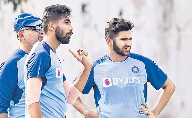 Jasprit Bumrah Joins Indian Team During Practise Session In Vizag  - Sakshi