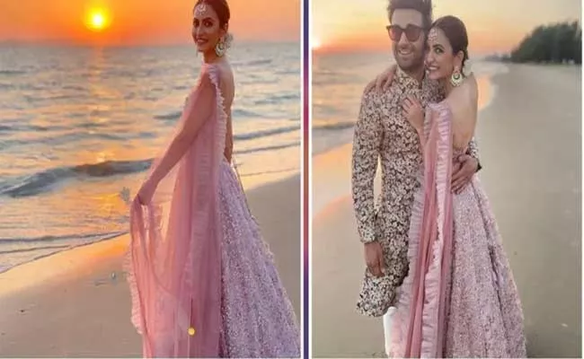 Pulkit Samrat Kriti Kharbanda Attracts Netizens With Their Dresses - Sakshi