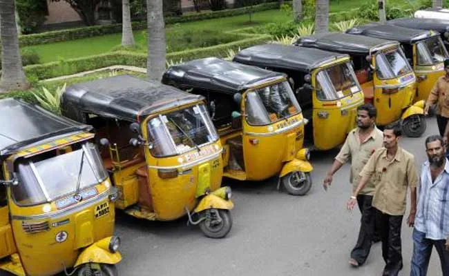 Auto Drivers JAC Have Announced That Autos Will Be Band On 10 - Sakshi