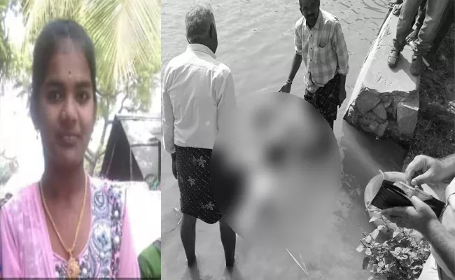 Tenth Class Student Niharika Deadbody Found in Pond Kurnool - Sakshi