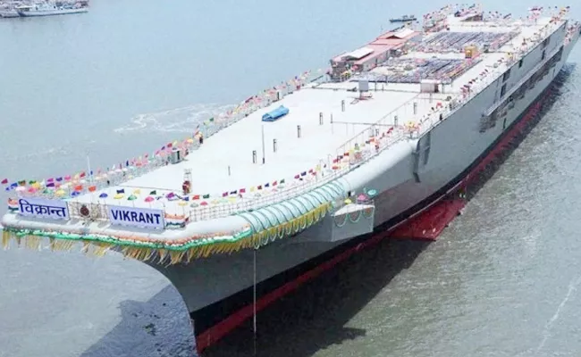 INS Vikrant Services From Next Year - Sakshi