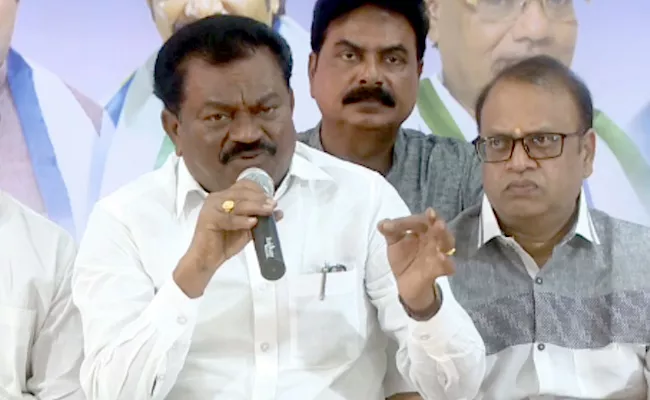 YSRCP MLC Janga Krishnamurti Talks In Press Meet At Amaravati - Sakshi