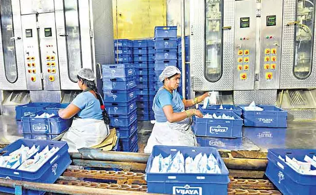 HAKA Not Buying Milk From Telangana Vijaya Dairy - Sakshi