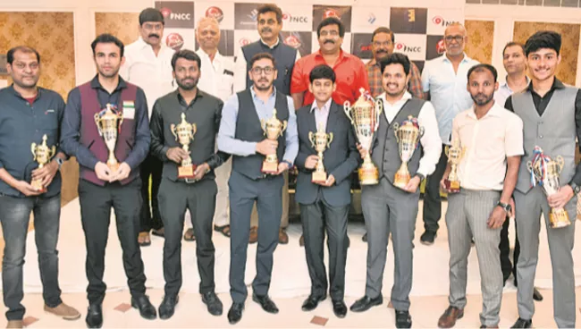 Himanshu Jain Wins Telangana Billiards Titlle - Sakshi