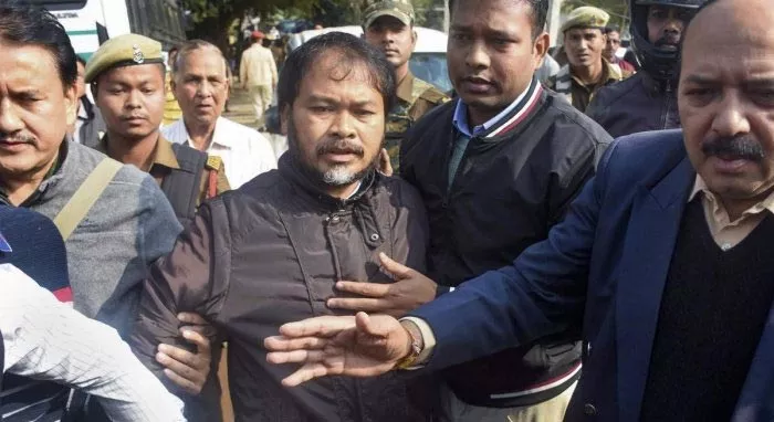 RTI activist Akhil Gogoi remanded to 14 days judicial custody - Sakshi