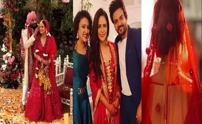 Mona Singh Married Boyfriend In Punjabi Wedding Style - Sakshi