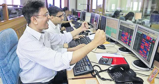 Sensex zooms 411 points and Nifty ends near 12,250 - Sakshi