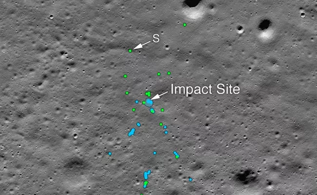 NASA Finds Vikram Lander Releases Images Of Impact - Sakshi