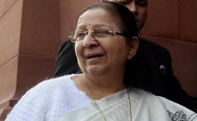 I Took the Support of the Congress: Sumitra Mahajan - Sakshi