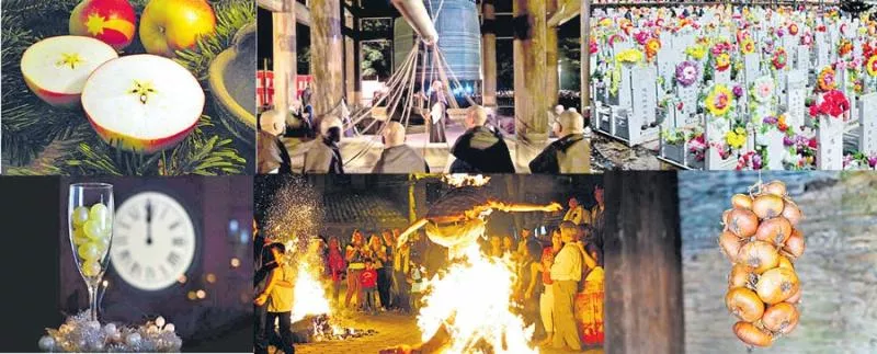 Traditions of people of different countries on new year - Sakshi