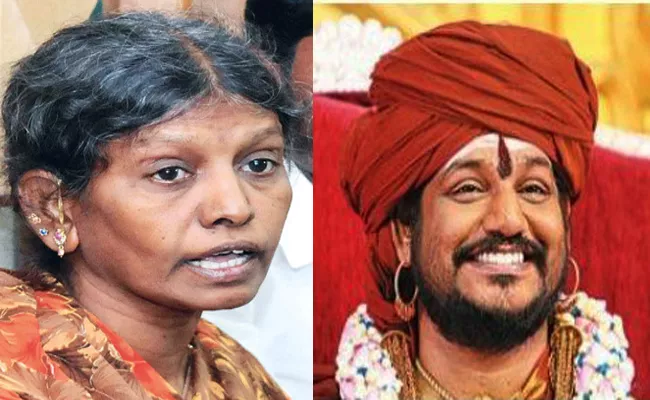 Jhansi Rani Demands Arrest to Nithyananda in Daughter Death Case - Sakshi