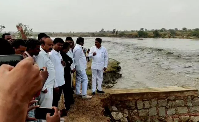 Niranjan Reddy Visits Sarala Sagar Project At Wanaparthy - Sakshi