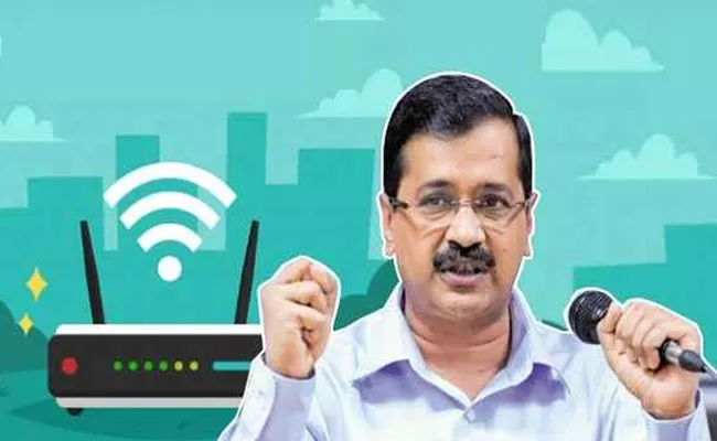 11,000 Wi-Fi-hotspots will be Set up across Delhi, says CM Arvind Kejriwal - Sakshi