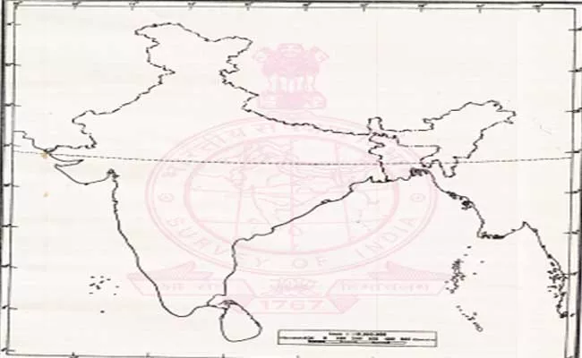 SCERT Orders To Download The New Map Of India Through Survey Of India Website - Sakshi