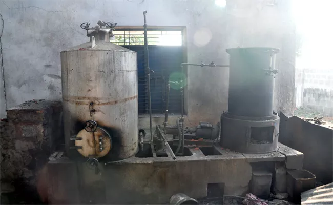 Boiler Blast in Srikakulam Cashew industry - Sakshi