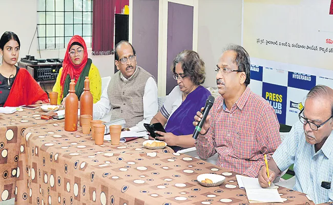 Professor Nageshwar Rao Speaks At Round Table Meeting - Sakshi