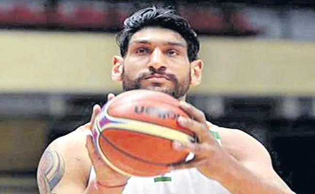 India NBA Trailblazer Satnam Singh Fails Dope Test - Sakshi