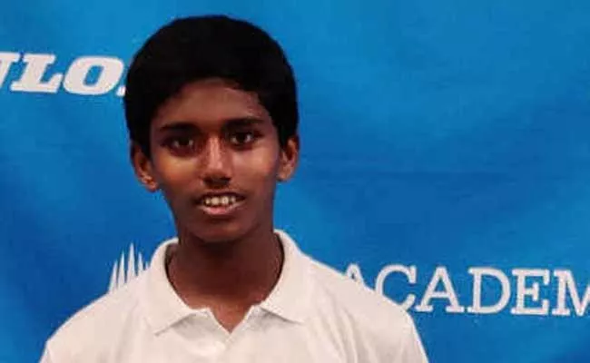 11 Year Old Manas Dhamne Becomes First Indian To Win Jr Grand Slam In Florida - Sakshi