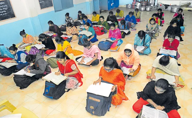 Special exercise in welfare hostels - Sakshi