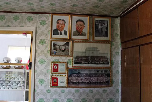 North Korean mother faces prison for Failed to Rescue Portrait of Kim Jong-il - Sakshi