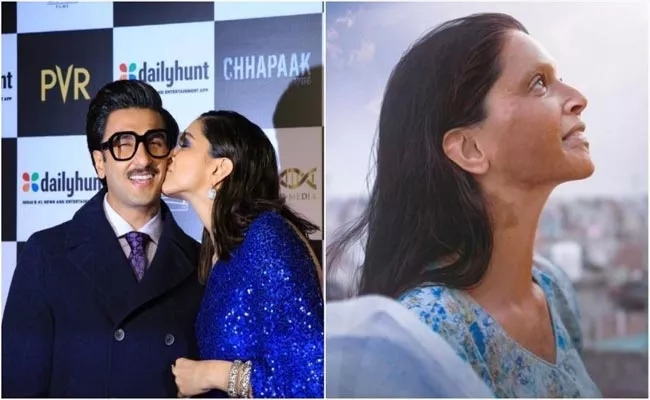 Deepika Padukone Chhapaak Movie Review By Ranveer Singh - Sakshi