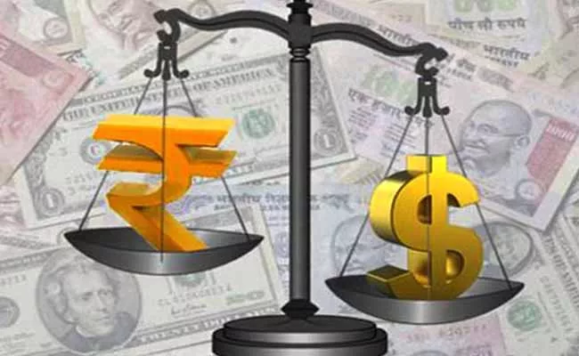 Rupee logs 4 straight gains spurts 27 paise against USD to settle at 70.94 - Sakshi