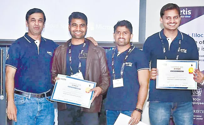 Farmers Kids Win Indias Largest Artificial Intelligence - Sakshi